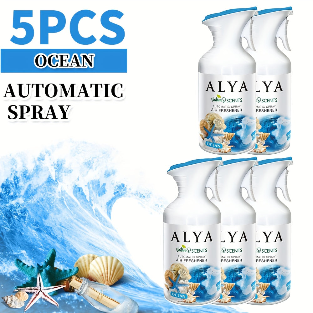 Aromatherapy Air Freshener Spray 6 Scents, Lavender Vanilla Ocean Magnolia for Entryways, Bedrooms and Living Spaces