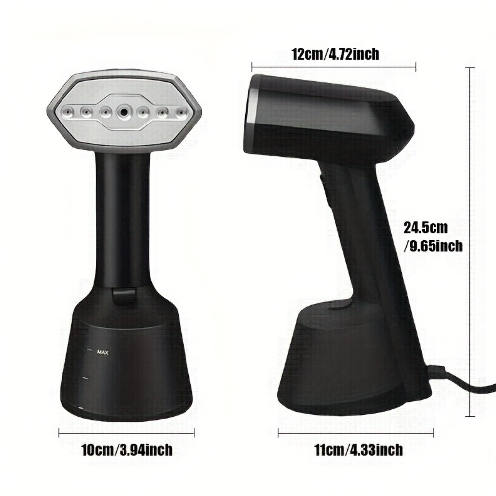 1200W Handheld Garment Steamer with 270ml Tank, 30-Second Heat-Up Marking and Removable Base