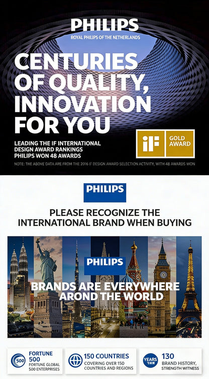 Wireless Earbuds Philips Bluetooth 6.0 Dual Stereo with Type-C Charging Case in Black or White