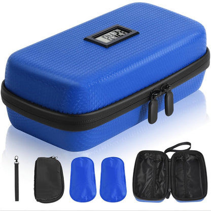 Insulin Cooler Travel Case Refrigerated Medication Case Temperature Display Wristband for Entryways, Bedrooms and Living Spaces