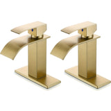 brushed golden x 2