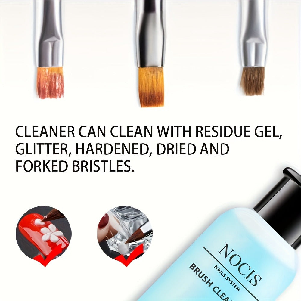 Acrylic Nail Brush Cleaner & Conditioner 2-Pack Wash Pen for Home and Salon Manicures, with the Listed Configuration