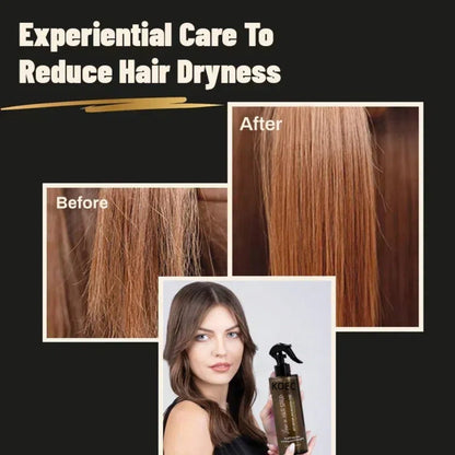 Leave-In Conditioner Spray 2 Bottles 13.53oz Detangler with Snail Serum Anti-Frizz Deep Conditioning Shine-Boosting Moisturizing for Curly