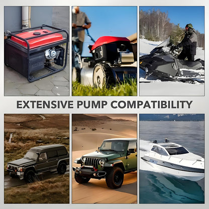 Electric Siphon Pump 2-Pack – Battery Operated Fuel Transfer Pump 2.6 GPM for Gas Diesel Oil, 35" Hose, Portable Hand Fuel Pump Multi-Use