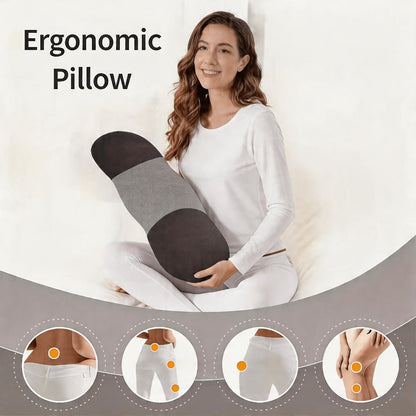 Lumbar Support Pillow Large Size Lower Back Cushion Cooling Breathable Pillowcase Supportive Waist Pillow Bed Sofa Floor