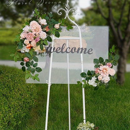 Artificial Flowers Pink Rose Box Set for DIY Wedding Bouquets, Table Centerpieces and Home Displays