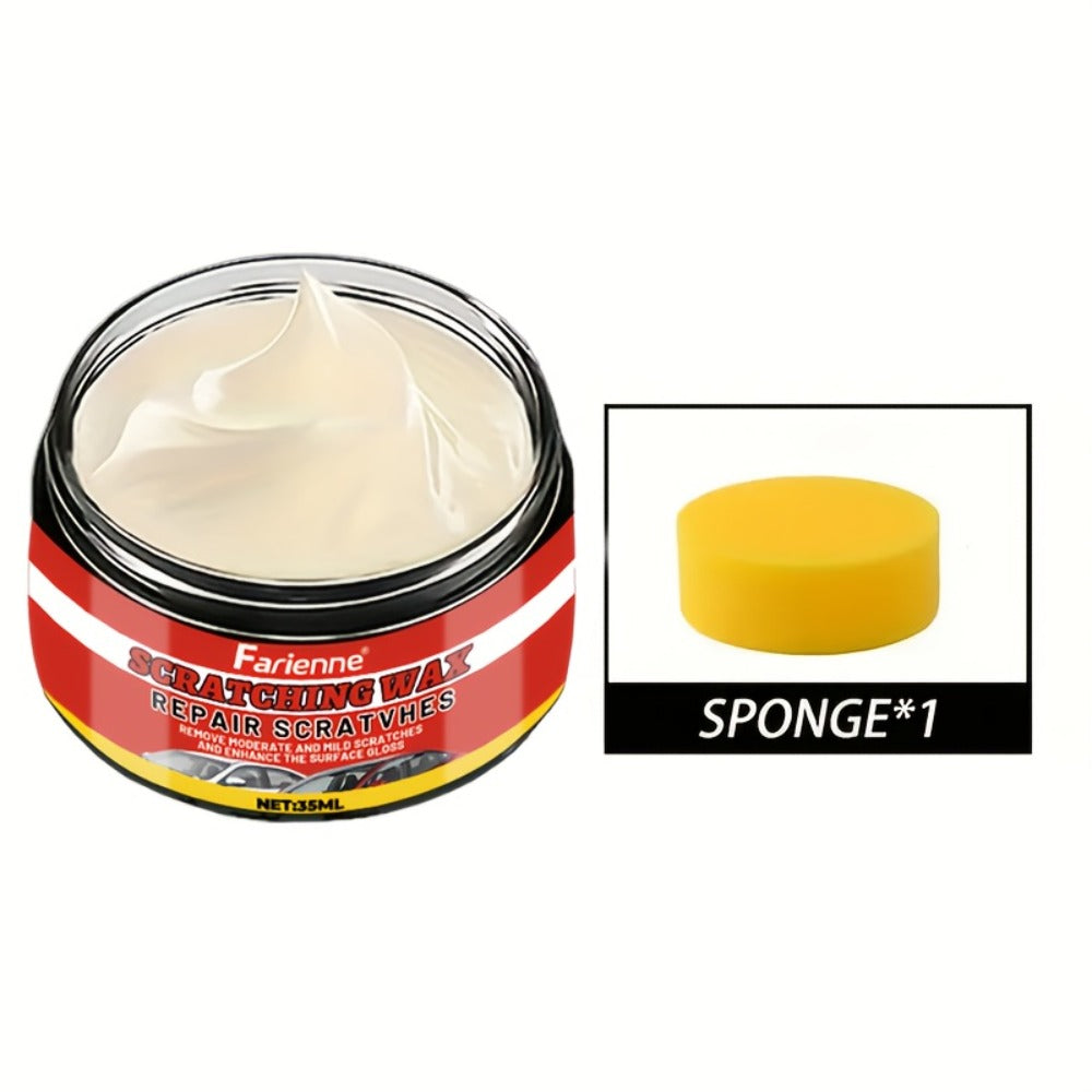 Car Scratch Remover & Swirl Remover – Nano Shine Polish Paste Kit with Sponge, Automotive Paint Scratch Repair for All Paint Colors