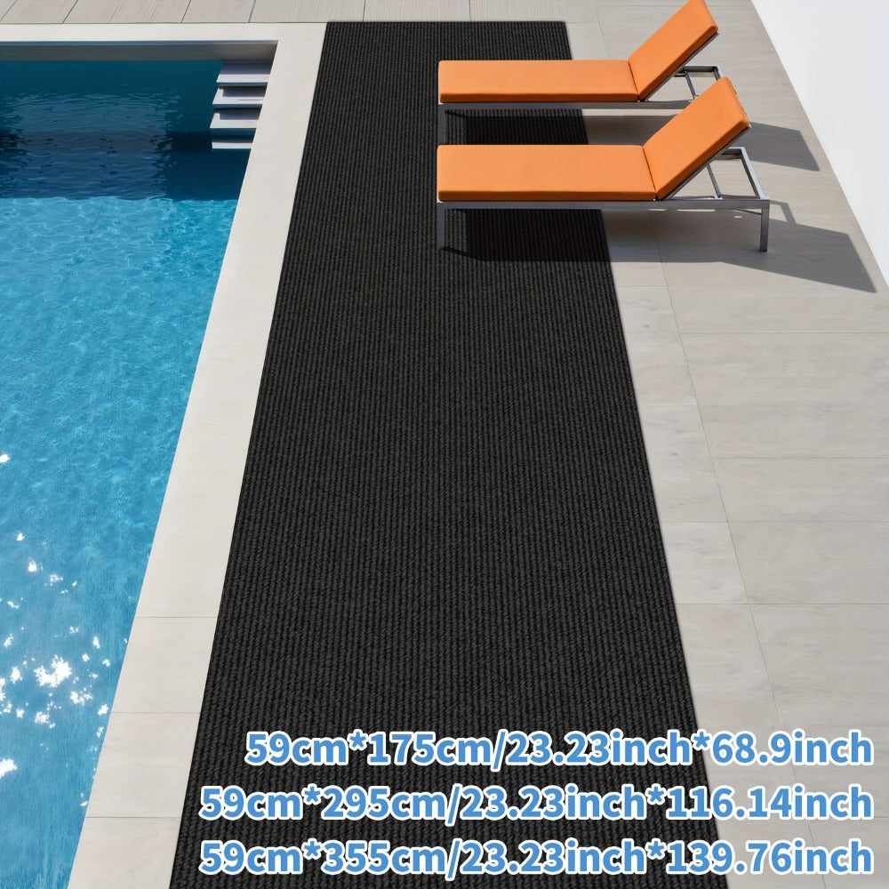 Non-Slip Runner Rug for Hallway Kitchen Stairs – Thick 4mm Long Roll Rug 23.22" Wide, Machine Washable, Multiple Sizes & Colors
