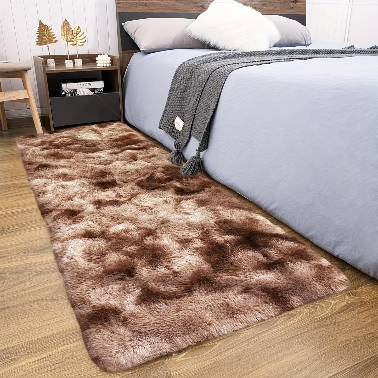 Non-Slip Area Rug Fluffy Soft Carpet – Modern Home Decor Floor Mat for Living Room, Bedroom, Kitchen & Bathroom | Easy Clean Cute Plush Rug
