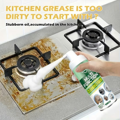 Multi-Purpose Foam Cleaner Spray, Cleaning Mousse for Kitchen Degreasing, Stove, Bathroom, Floor