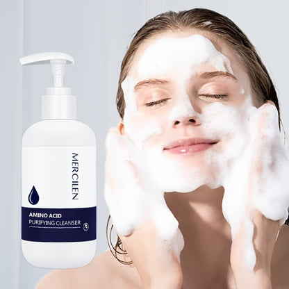Gentle Purifying Amino Acid Face Wash, Foam Cleanser for All Skin Types, Deep Cleanse Without Stripping Moisture Barrier