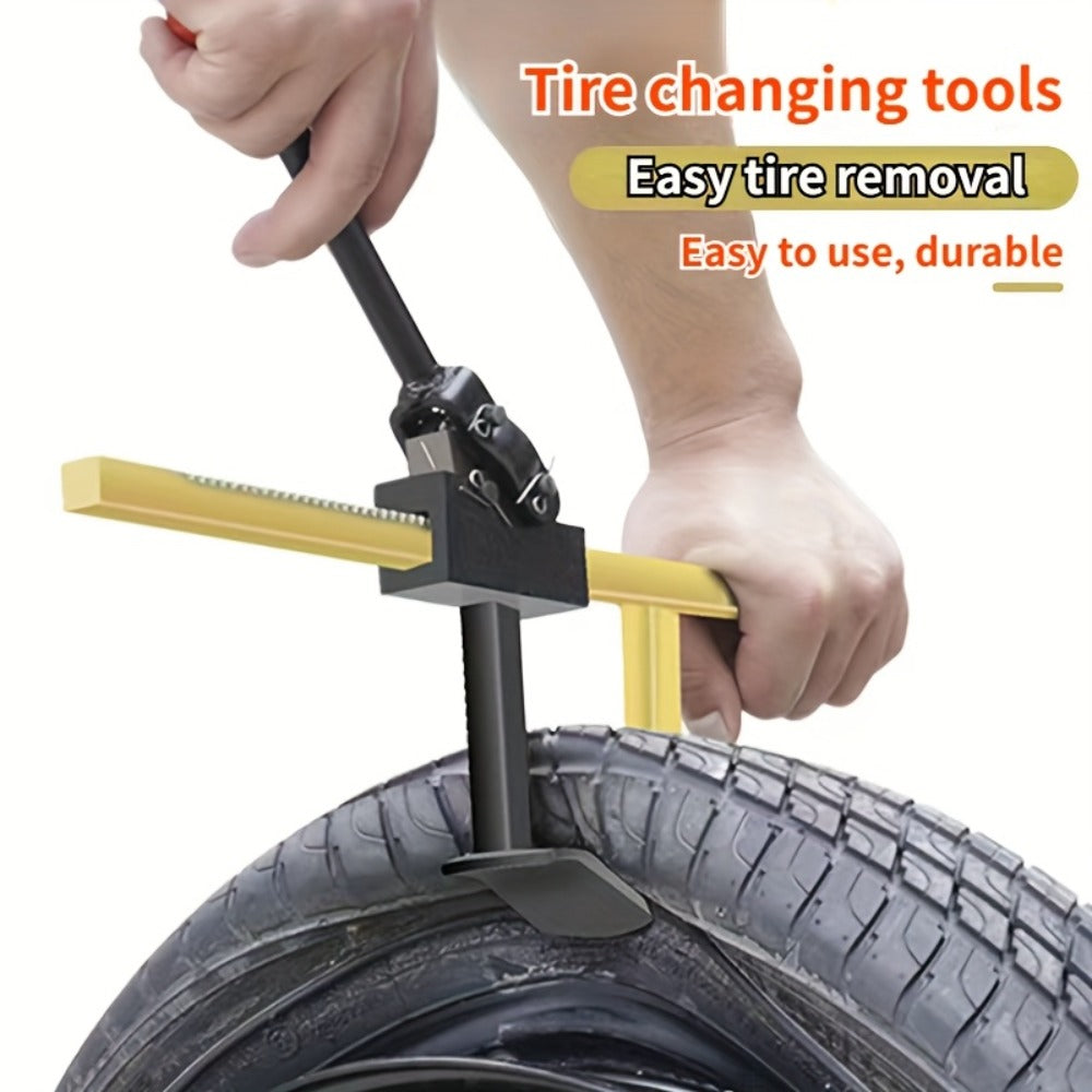Manual Tire Changing Tool Heavy Duty Steel – Tubeless Tire Removal & Installation Bar, Multi-Purpose Tire Iron Lever for Car Motorcycle ATV