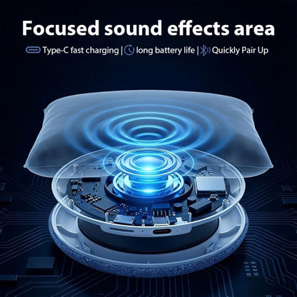 Bone Conduction Pillow Speaker Sleep Headphones Ultra-Thin 11mm Wireless Bluetooth White Noise for an Everyday Personal Care Routine