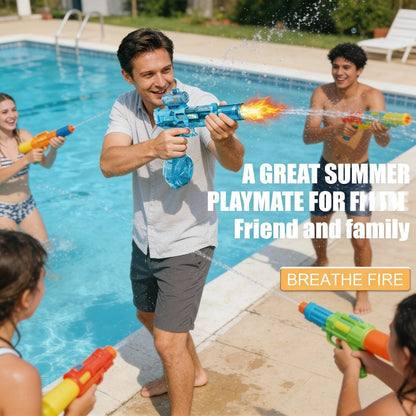 Kids Electric Water Gun with Large, Squirt Blaster for Boys & Girls, Outdoor Summer Toy for Swimming Pool Beach Lawn Backyard