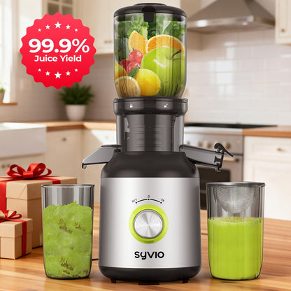 Centrifugal Juicer with 4.3-Inch Wide Feed Chute - 3-Speed Electric Juicer Machine for Whole Fruits & Vegetables