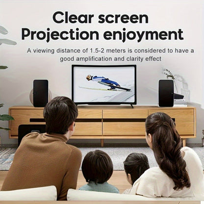 Screen Magnifier for Phone 12 Inch HD Curved Lens – 1:1 No-Distortion Enlarger, Foldable Portable Stand, Eye Protection for Movies Video