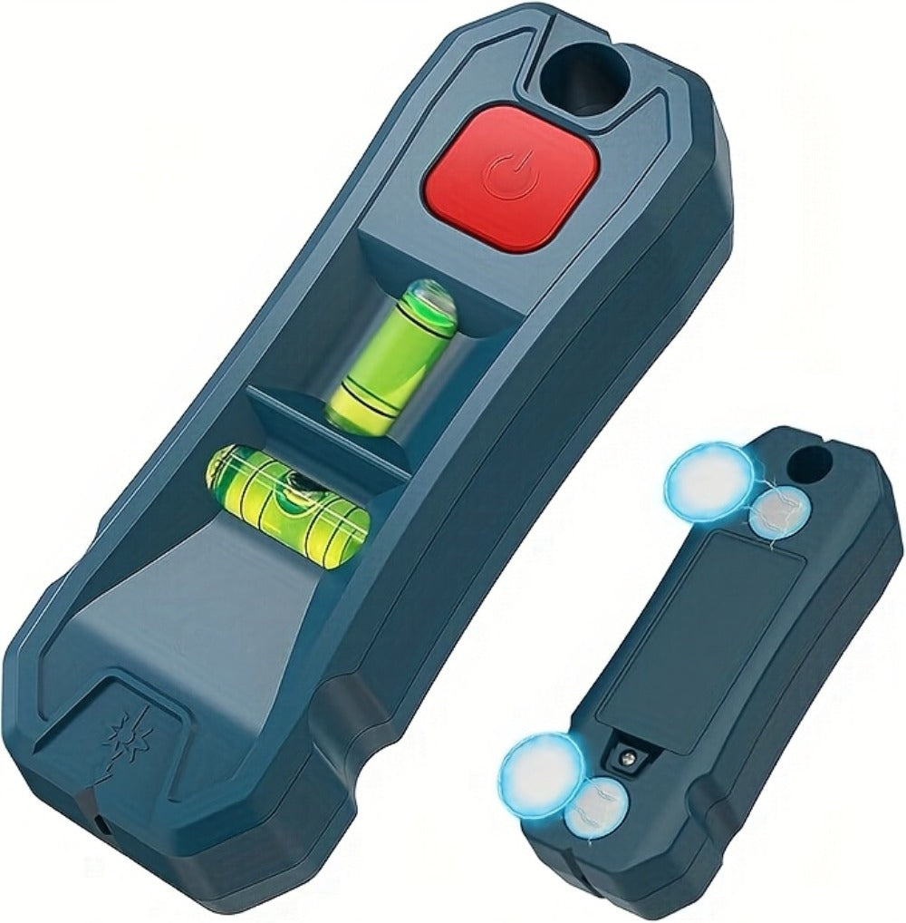 Magnetic Stud Finder with Laser Level, High Brightness Laser Marker, Horizontal & Vertical Bubble Level