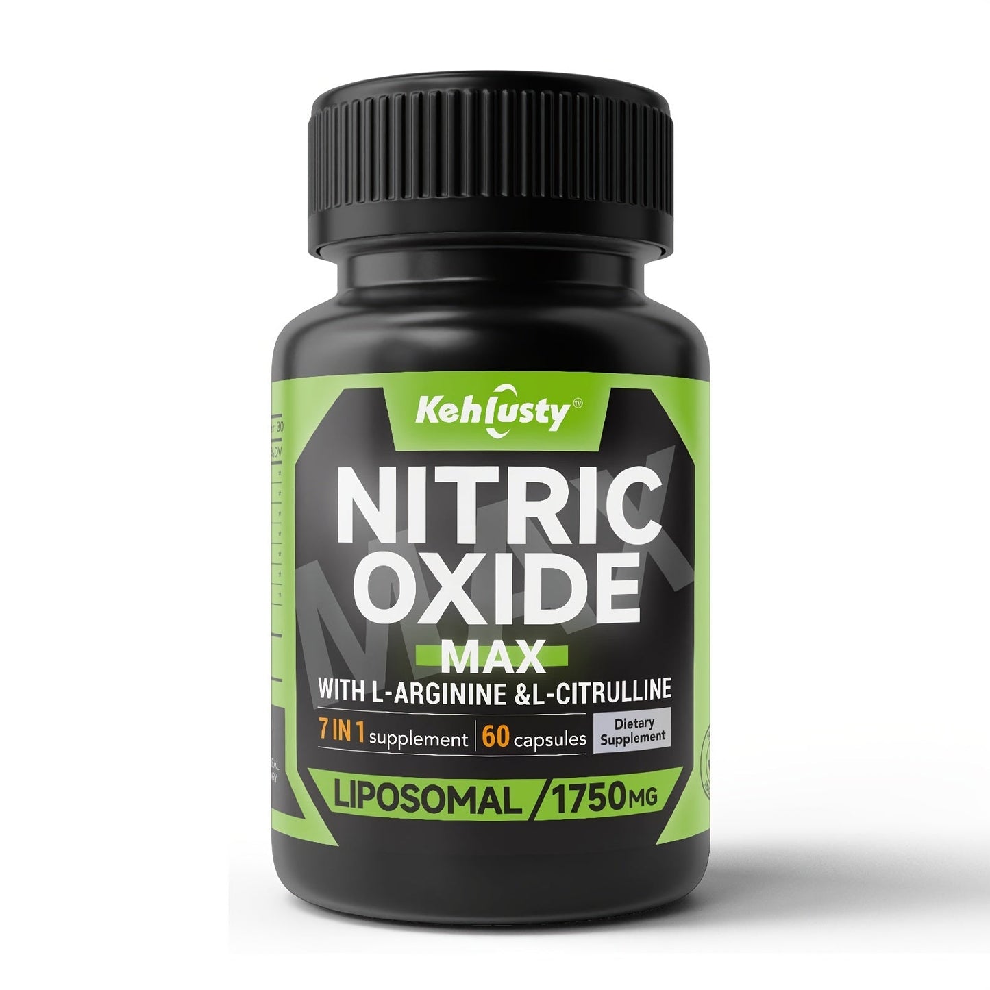 L-Arginine & L-Citrulline Supplement 7-in-1 with Maca Root, Beetroot & Nitric Oxide Booster - Stamina
