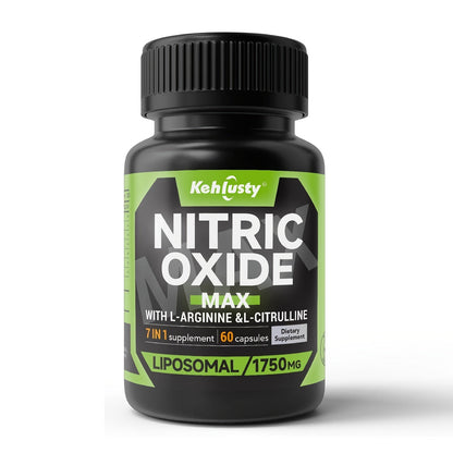 L-Arginine & L-Citrulline Supplement 7-in-1 with Maca Root, Beetroot & Nitric Oxide Booster - Stamina