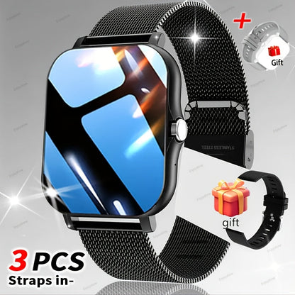 Smartwatch with Navigation & Dual Strap 1.83" TFT Full Touch Screen, Wireless Calling, Remote Camera, Music Player, Message Alerts