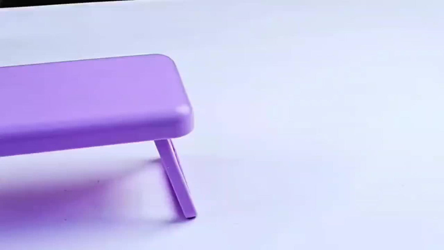 Folding Nail Armrest Hand Rest for Nail Technicians – Cushioned Wrist Support Pillow Bracket, Portable Manicure Table Stand