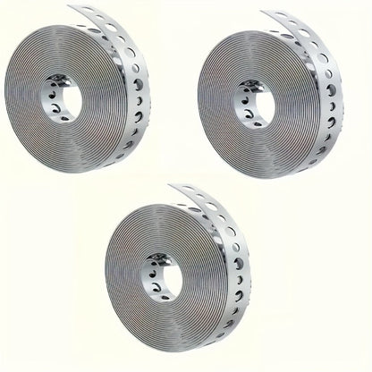 Galvanized Steel Pipe Support Bar with Pre-Drilled Holes – Corrosion-Resistant Hanging Rod for Plumbing HVAC Garage Workshop