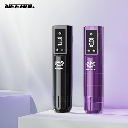 Wireless Rotary Tattoo Machine Neebol Cordless Pen, 6- Battery Life, Portable Design, Cartridge Compatible