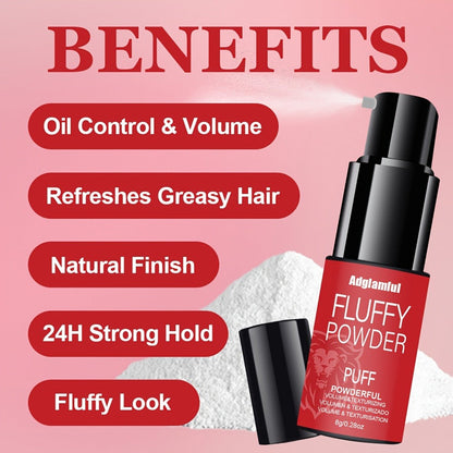 Volumizing Hair Powder Press Bottle, Oil Control Dry Shampoo Alternative for Flat, Oily & Fine Hair
