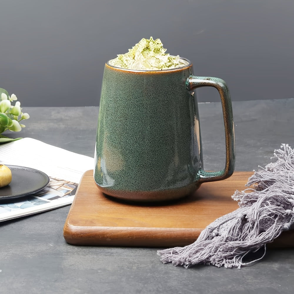 Large Ceramic Coffee Mug 24oz with Big Handle, Microwave & Extra Large Tea Cup for Entryways, Bedrooms and Living Spaces