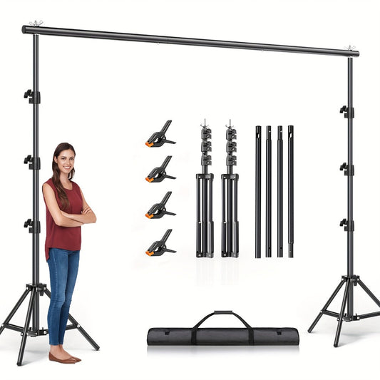 10x10Ft Backdrop Stand Kit with 2 Adjustable Support Stands 4 Crossbars 4 Clamps for Photography for an Everyday Personal Care Routine