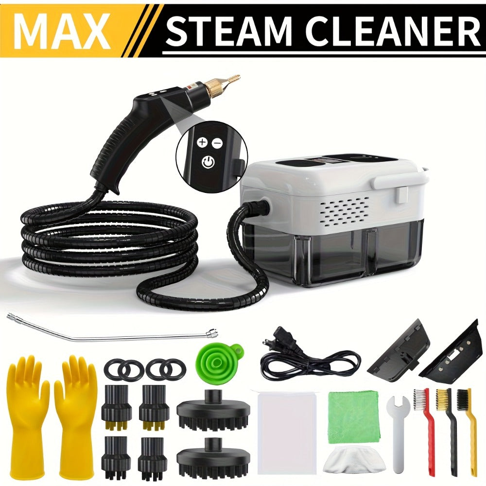 Portable Steam Cleaner High-Temperature High-Pressure Handheld Steamer for Home, Carpet, Tile & Grout Cleaning