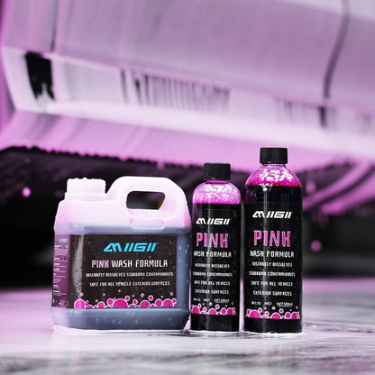 Pink Foam Pre-Wash Car Shampoo – Floral Scent Snow Foam Prewash Solution, Safe for Coatings & Paint | Foam Cannon