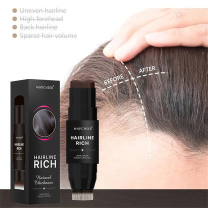 Root Touch-Up Hair Color Pen with Brush Applicator, Instant Gray & White Hair Coverage, Plant Squalane Nourishing Formula