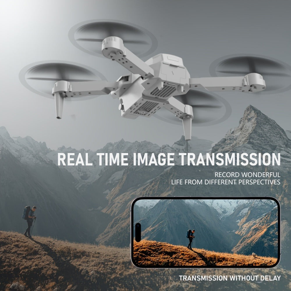 E88 Foldable Drone with Dual Camera with the Listed Color, Size or Set Options for Everyday Use