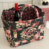 Large Flower Series [Storage Basket] (Dark Night Peony)