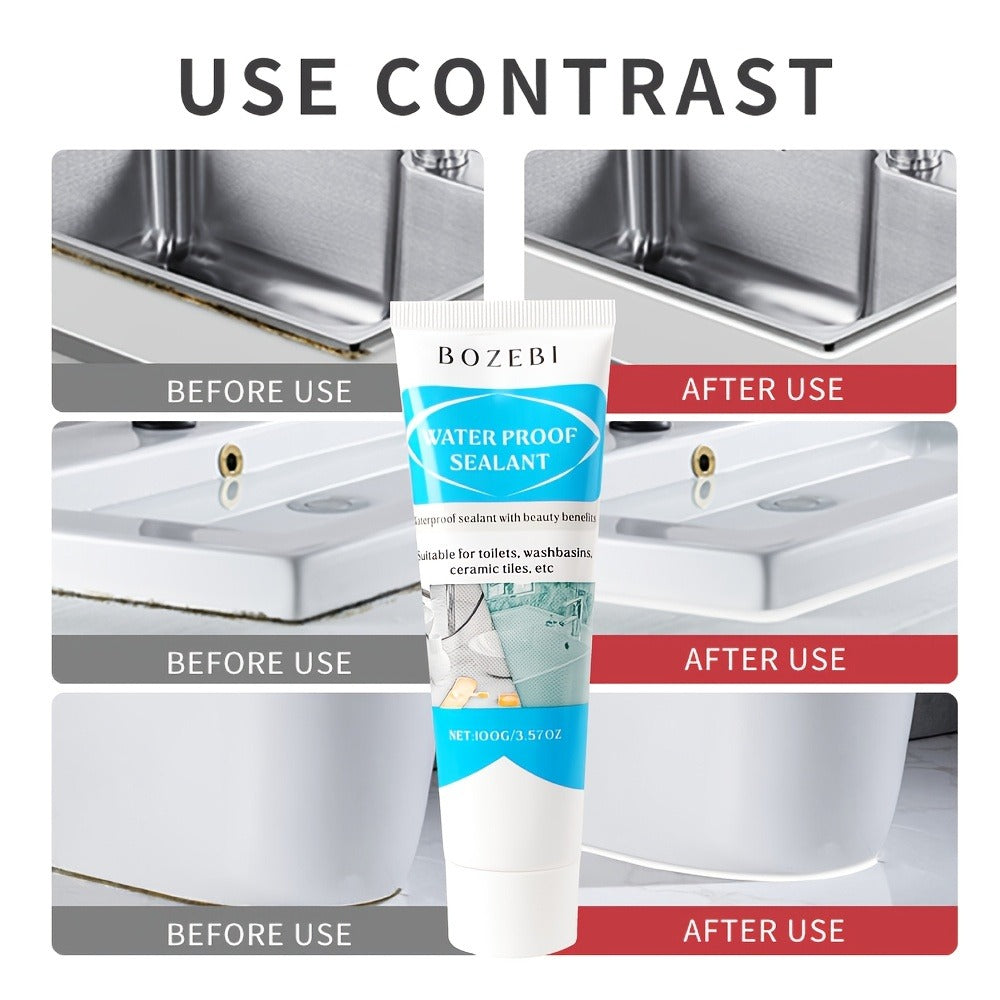 Tile Grout Sealant Gap Filler for Kitchen & Bathroom, Odorless Strong Adhesive Tile Refill Agent for Sink Floor Wall Cracks