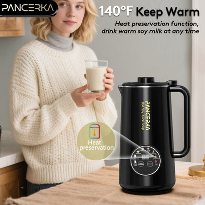 Soy Milk Maker Automatic Nut Milk Machine 27oz – One-Touch Operation, Multi-Functional for Almond, Oat, Soy