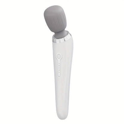 Portable Handheld Massage Stick, USB Rechargeable Wand Massager with 5 Adjustable Speed Levels, Relieves Neck