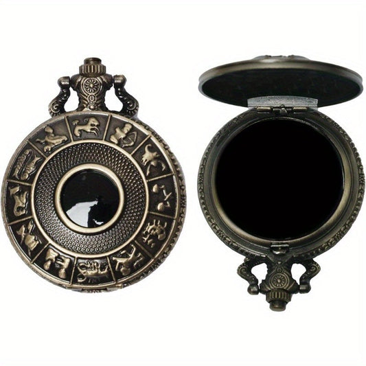 Obsidian Scrying Mirror Natural Healing Crystal Mirror with Bag, Divination, Meditation, Feng Shui & Spiritual Healing Tool