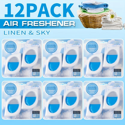 Air Freshener Odor Eliminator for Home Closet Bathroom Pets Small Space 0.25oz Up to 30 Days 6 Scents Eucalyptus Lavender Hawaiian Peach