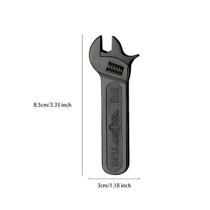 Spanner Shape Novelty Lighter, Refillable Butane Windproof Metal Lighter, Cool Gadget Gift for Men