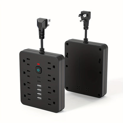 Power Strip with USB Ports, 14-in-1 with Individual Outlet Switches, 8 AC Outlets, 4 USB-A and 2 USB-C Ports