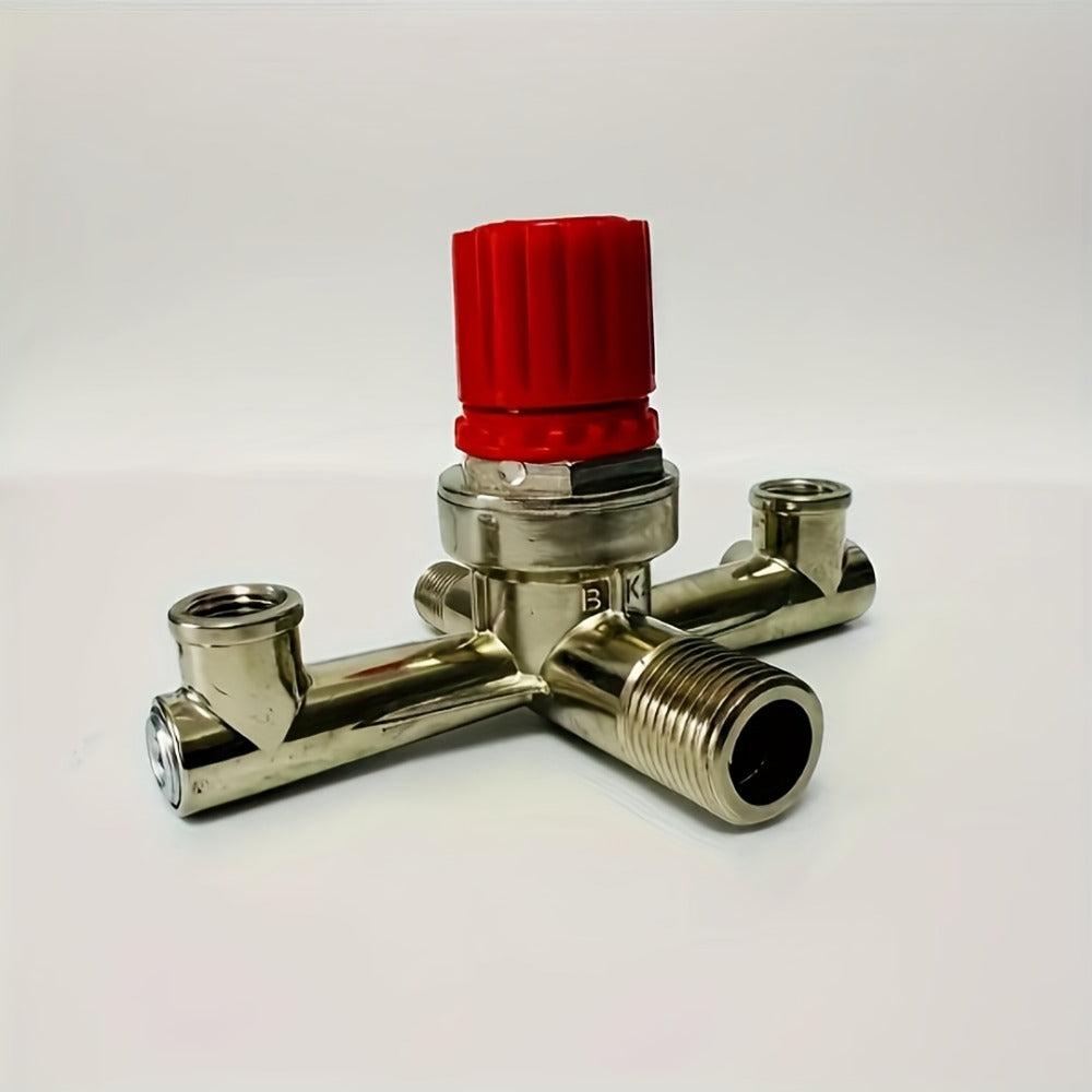 Air Compressor Pressure Switch Manifold Kit with Regulator Gauge Valve Bracket Assembly, Complete Control System for Air Pump