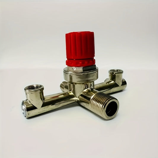Air Compressor Pressure Switch Manifold Kit with Regulator Gauge Valve Bracket Assembly, Complete Control System for Air Pump