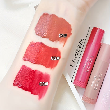 Glossy Lipstick Set 3 Pack for Women, Nourishing Formula, Lip Liner Effect, Buildable Color All Skin Tones