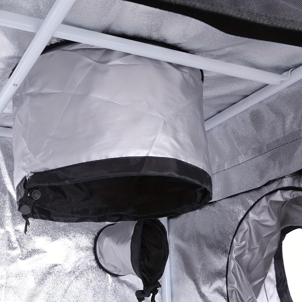 Grow Tent 120x60x180cm Hydroponic Indoor Plant Tent Dismountable with Observation Window, Black