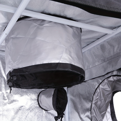Grow Tent 120x60x180cm Hydroponic Indoor Plant Tent Dismountable with Observation Window, Black