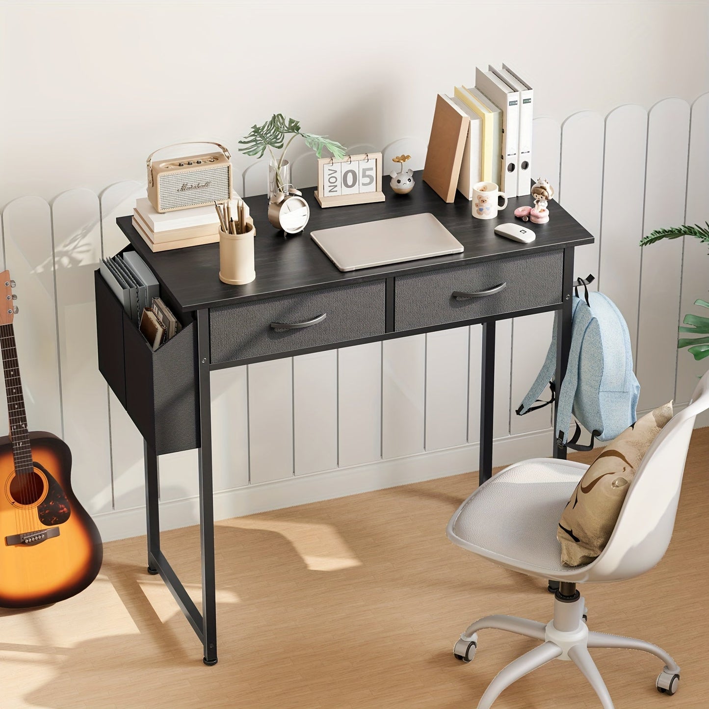 Computer Desk shown in the 32-IN BLACK option