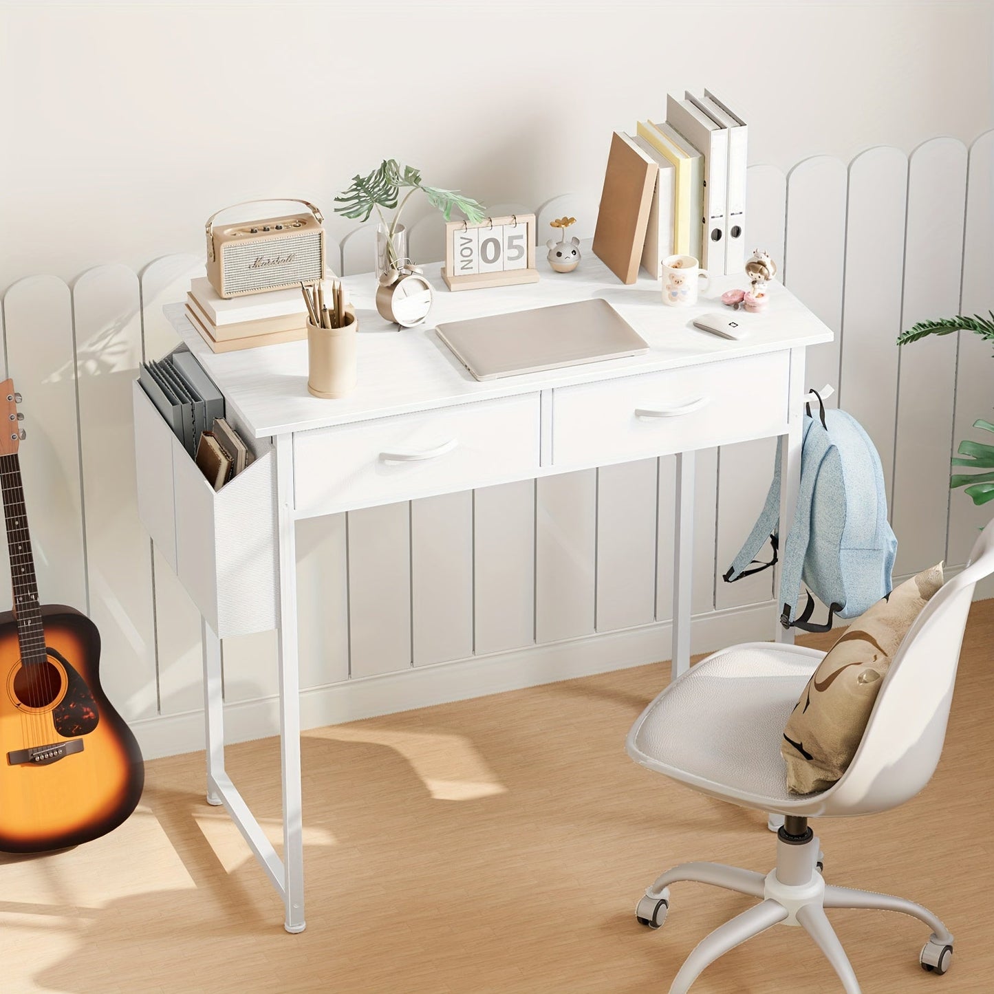 Computer Desk shown in the 32-IN WHITE option