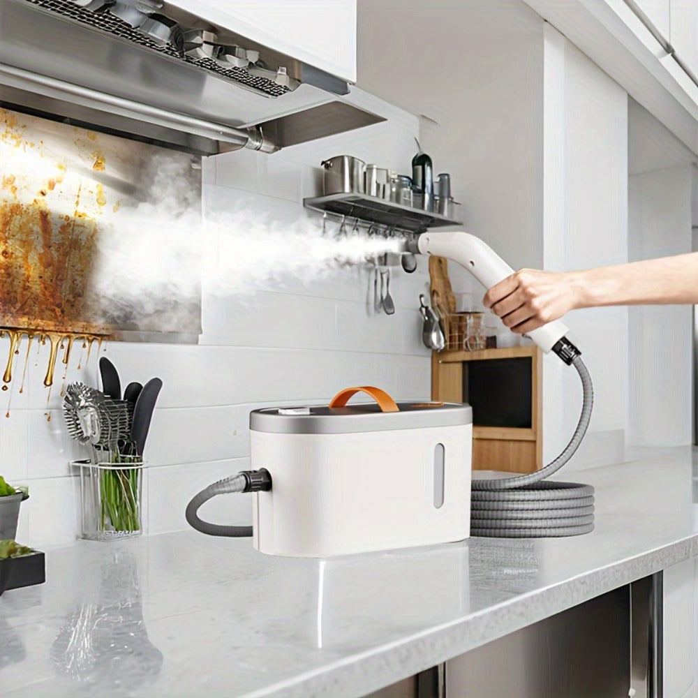 Portable Steam Cleaner 1200W, 2.3Bar High-Pressure Handheld Steam Cleaner 15-Second Heat-Up, 750ML Tank